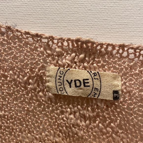 YDE Slouch Knit Top, Rose/ Dusty/ Blush Pink, M - Picture 2 of 4